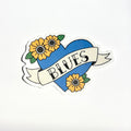 Blues Hockey Vinyl Sticker