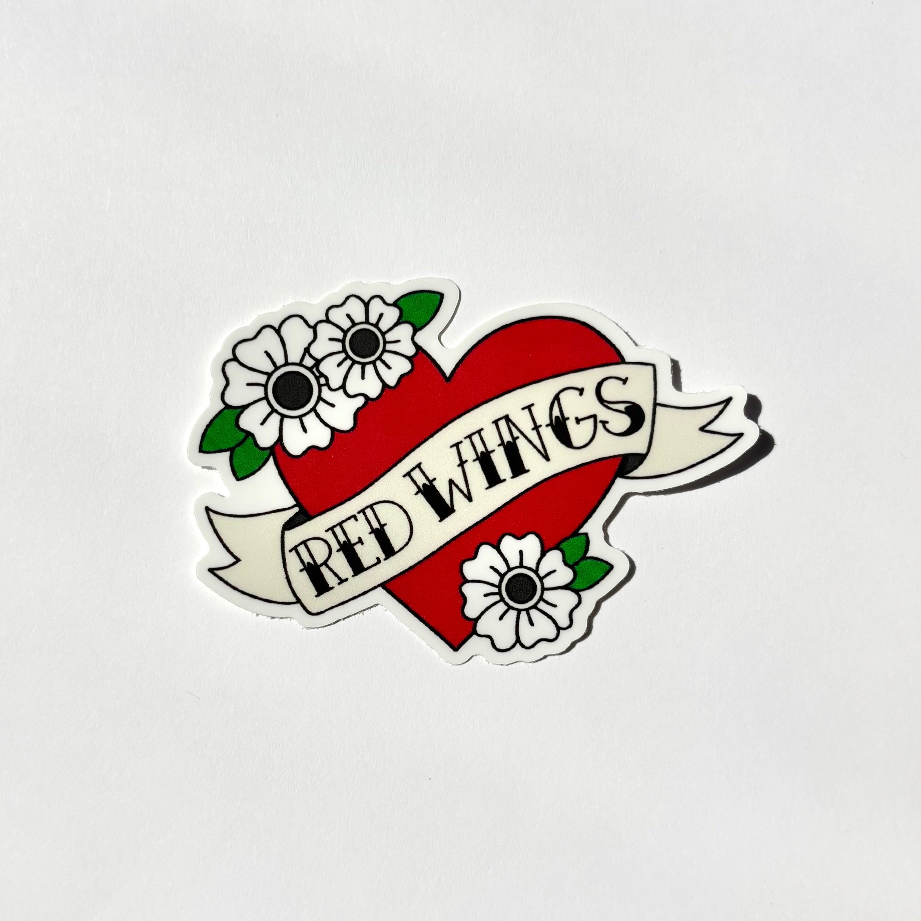 Red Wings Hockey Vinyl Sticker
