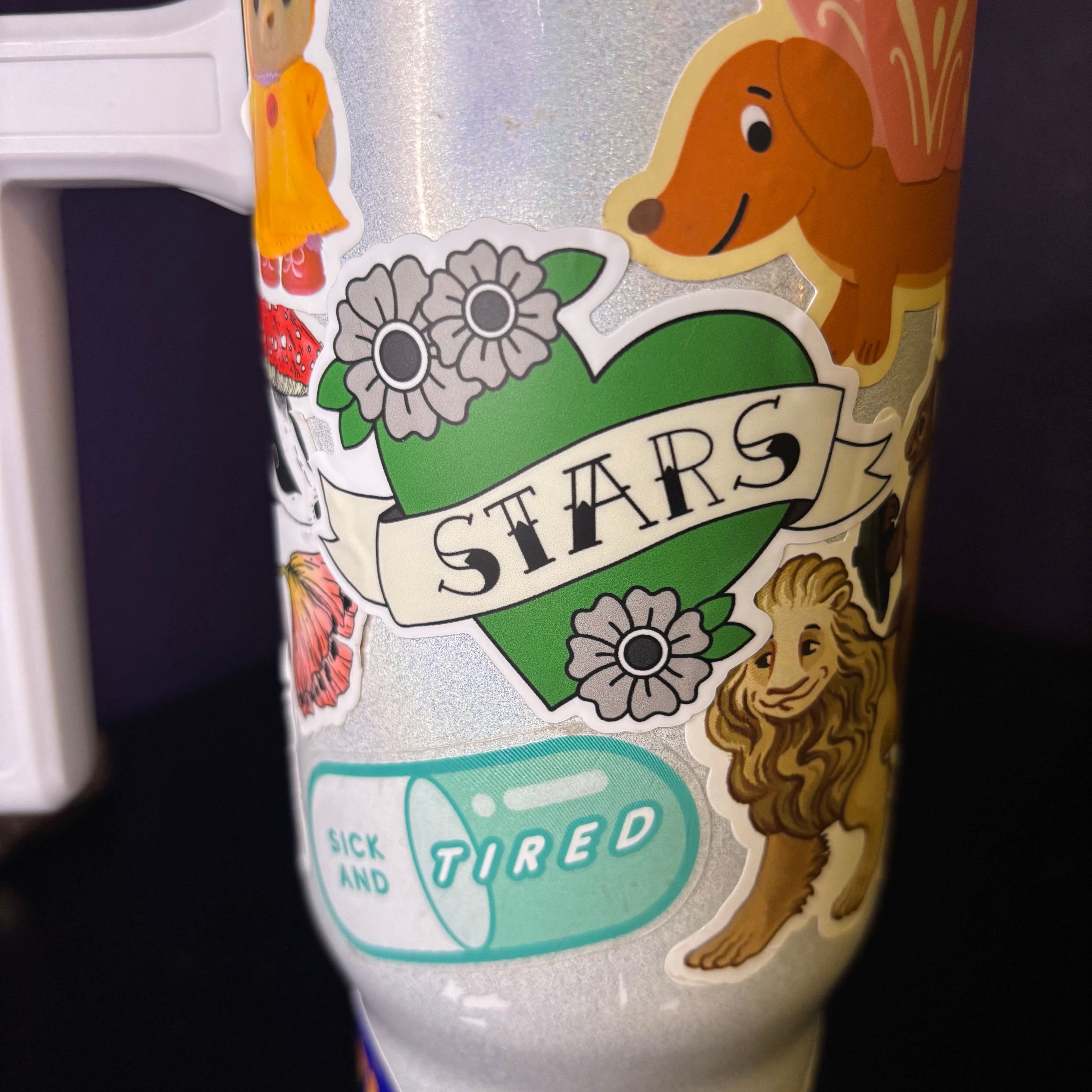 Stars Hockey Vinyl Sticker