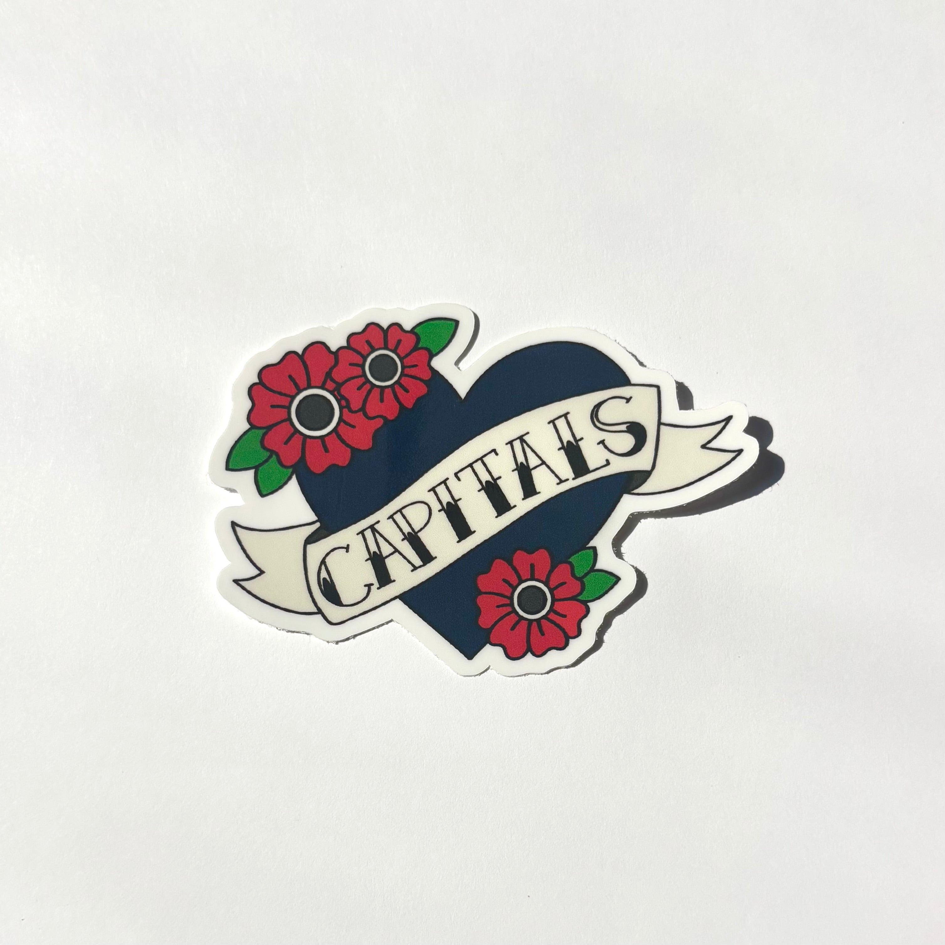Capitals Hockey Vinyl Sticker