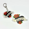 Flyers Hockey Vinyl Sticker & Acrylic Keychain