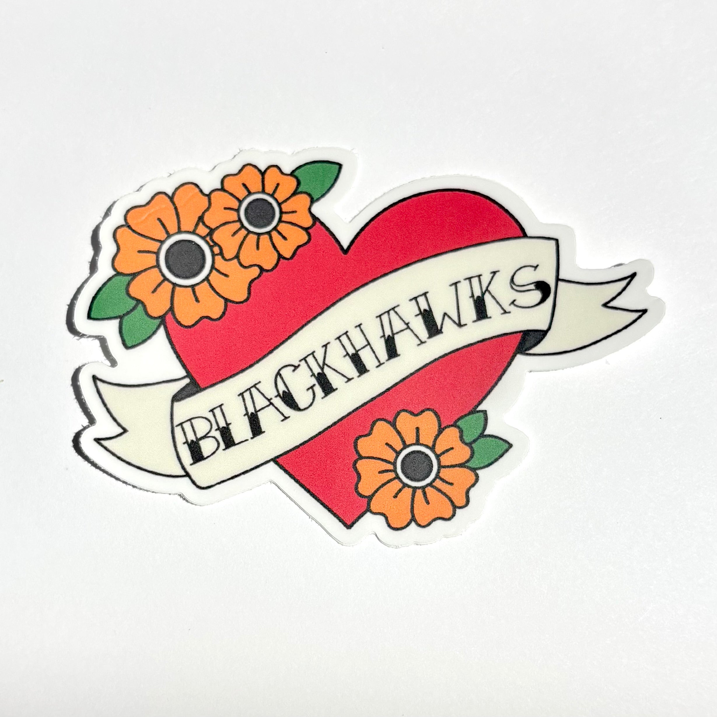 Blackhawks Hockey Vinyl Sticker