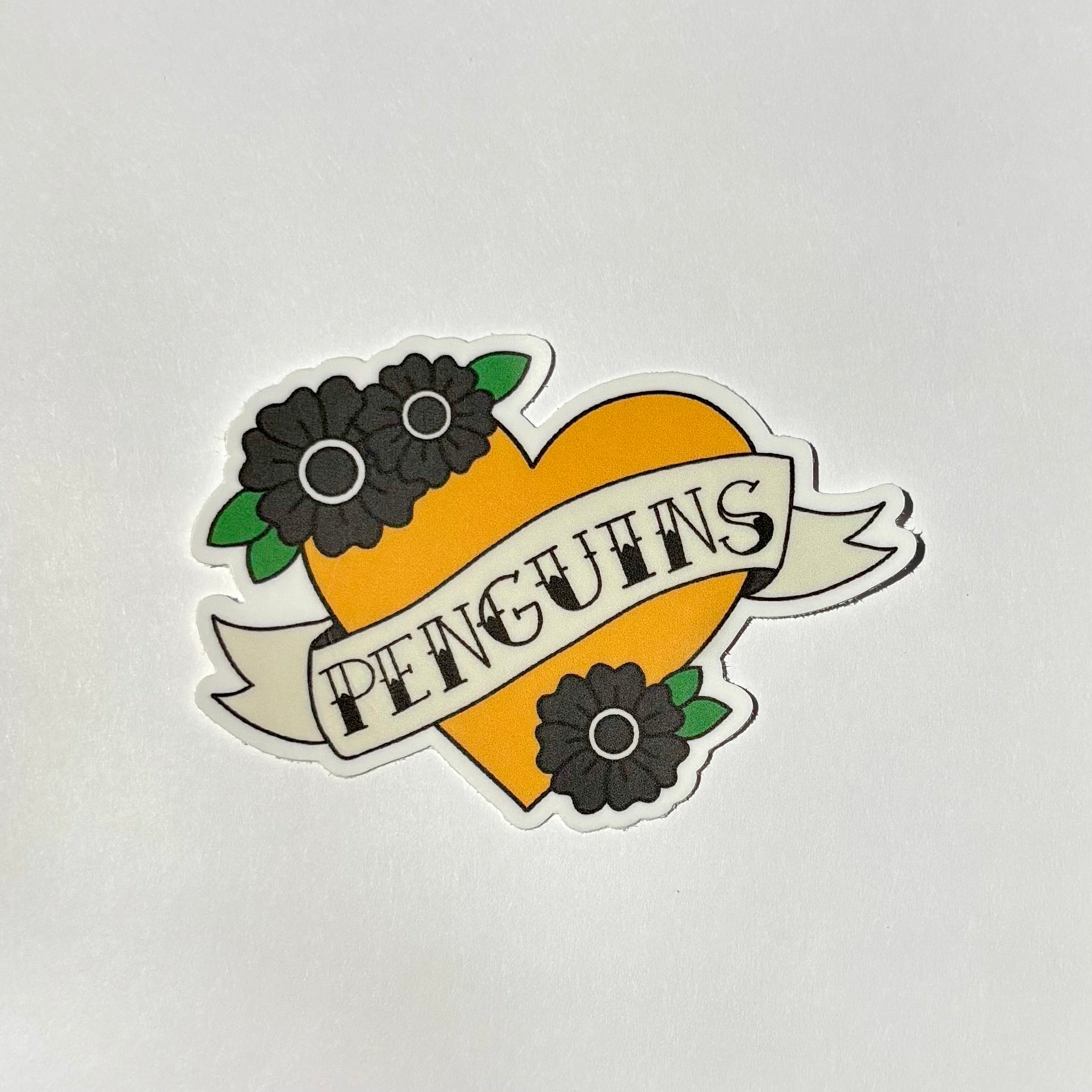 Penguins Hockey Vinyl Sticker
