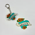 Sirens Hockey Vinyl Sticker & Acrylic Keychain