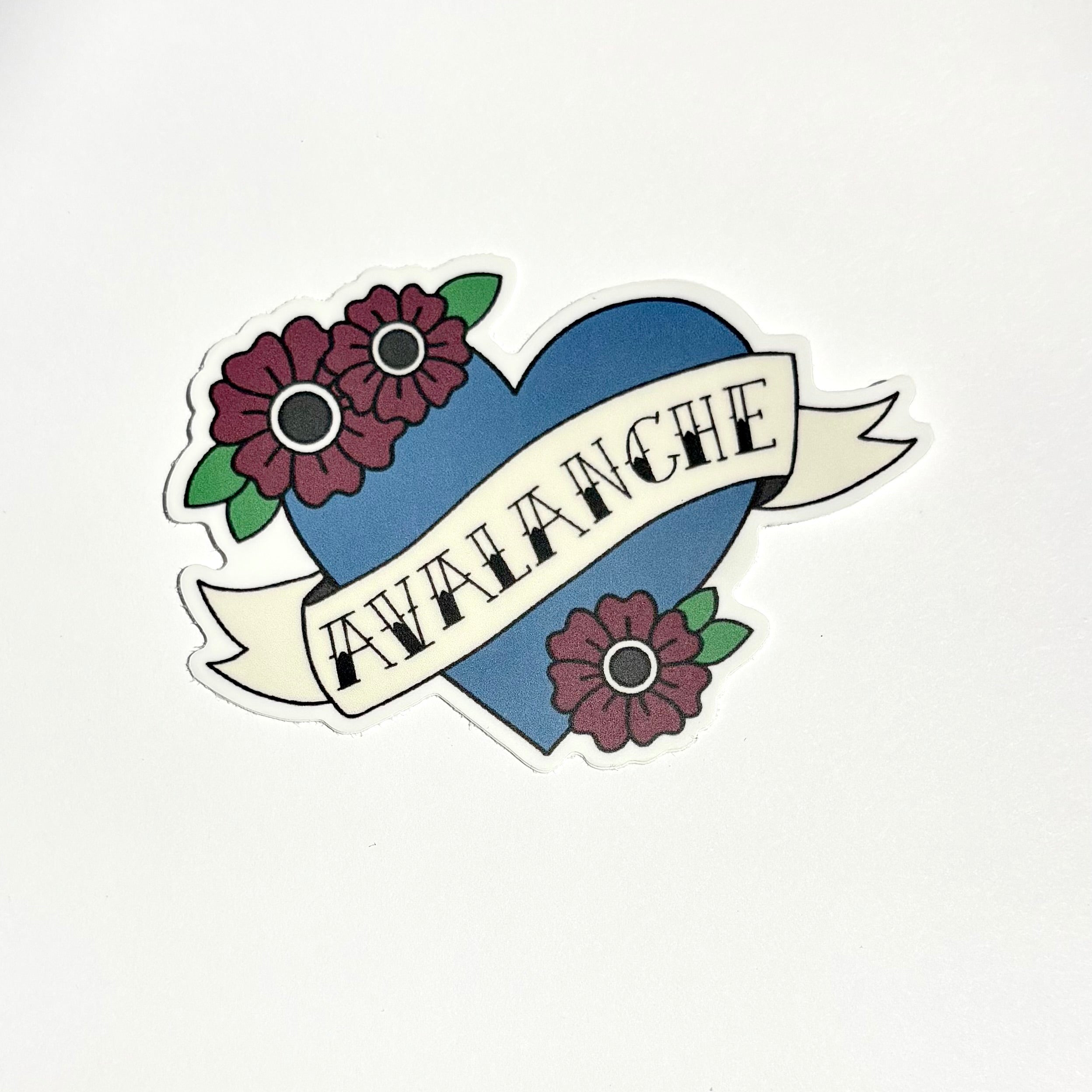 Avalanche Hockey Vinyl Sticker