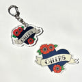 Oilers Hockey Vinyl Sticker & Acrylic Keychain