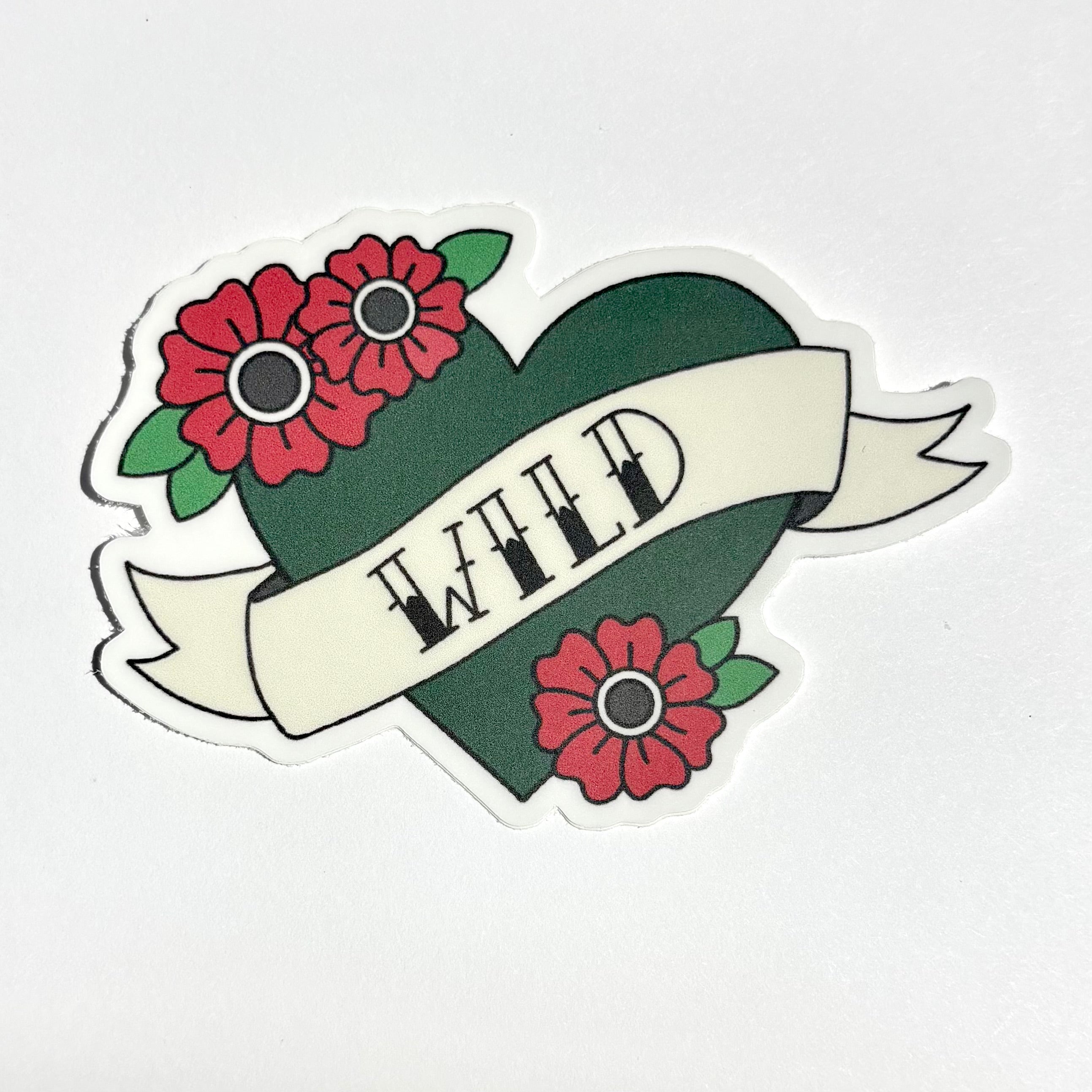 Wild Hockey Vinyl Sticker