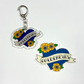 Goldeneyes Hockey Vinyl Sticker & Acrylic Keychain