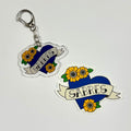 Sabres Hockey Vinyl Sticker & Acrylic Keychain