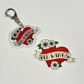 Red Wings Hockey Vinyl Sticker & Acrylic Keychain