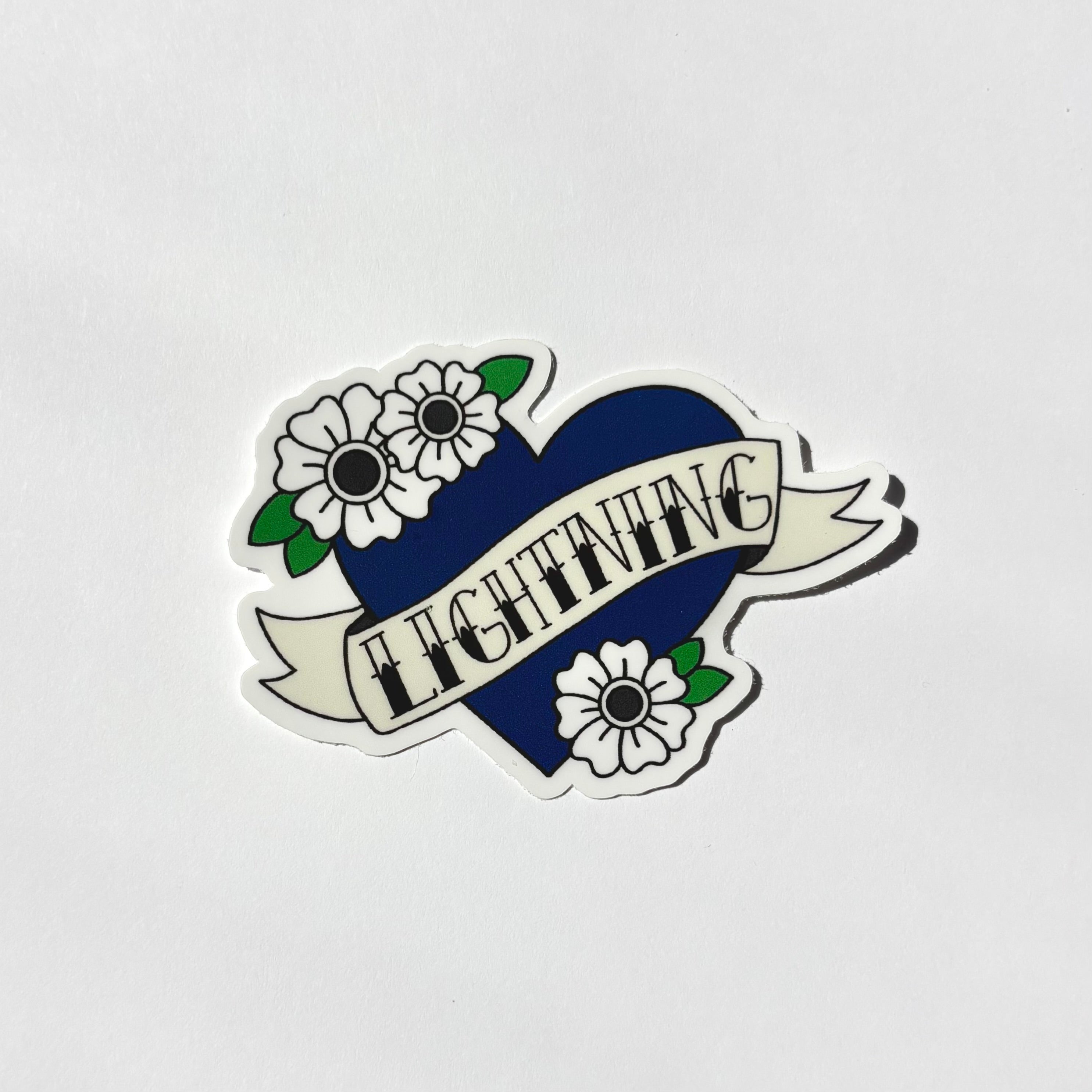 Lightning Hockey Vinyl Sticker