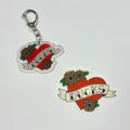 Ducks Hockey Vinyl Sticker & Acrylic Keychain