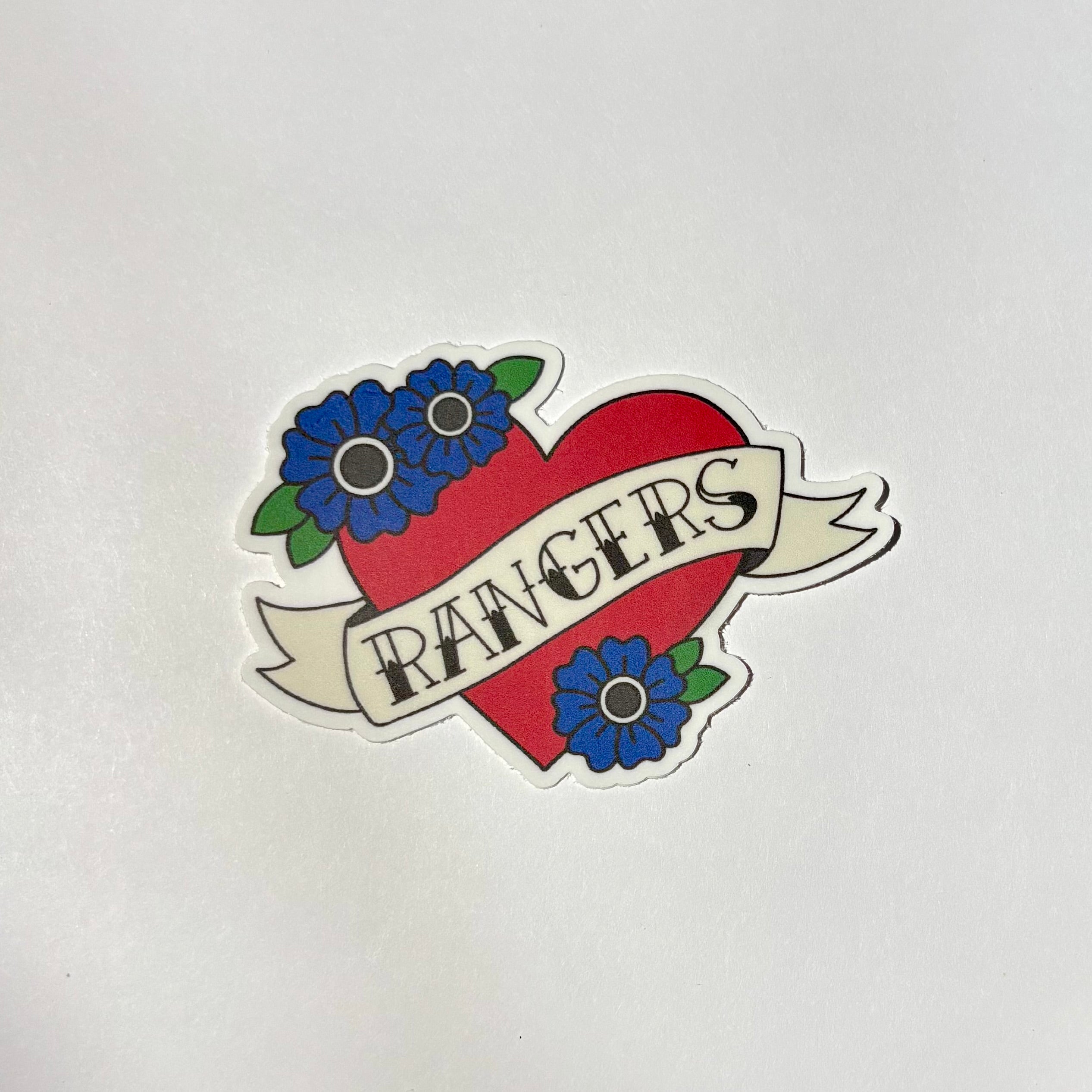Rangers Hockey Vinyl Sticker