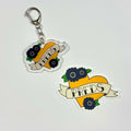 Predators Hockey Vinyl Sticker & Acrylic Keychain