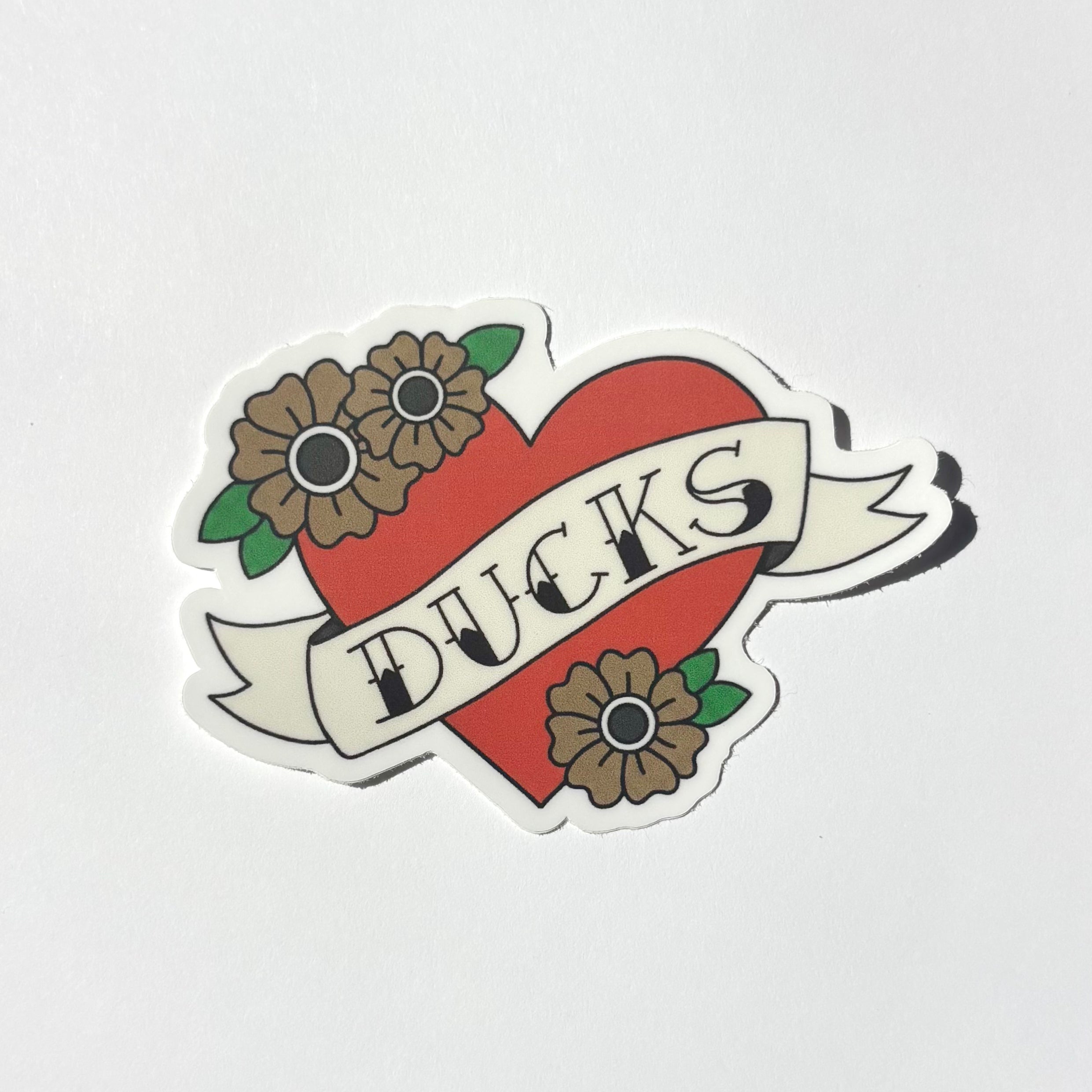 Ducks Hockey Vinyl Sticker