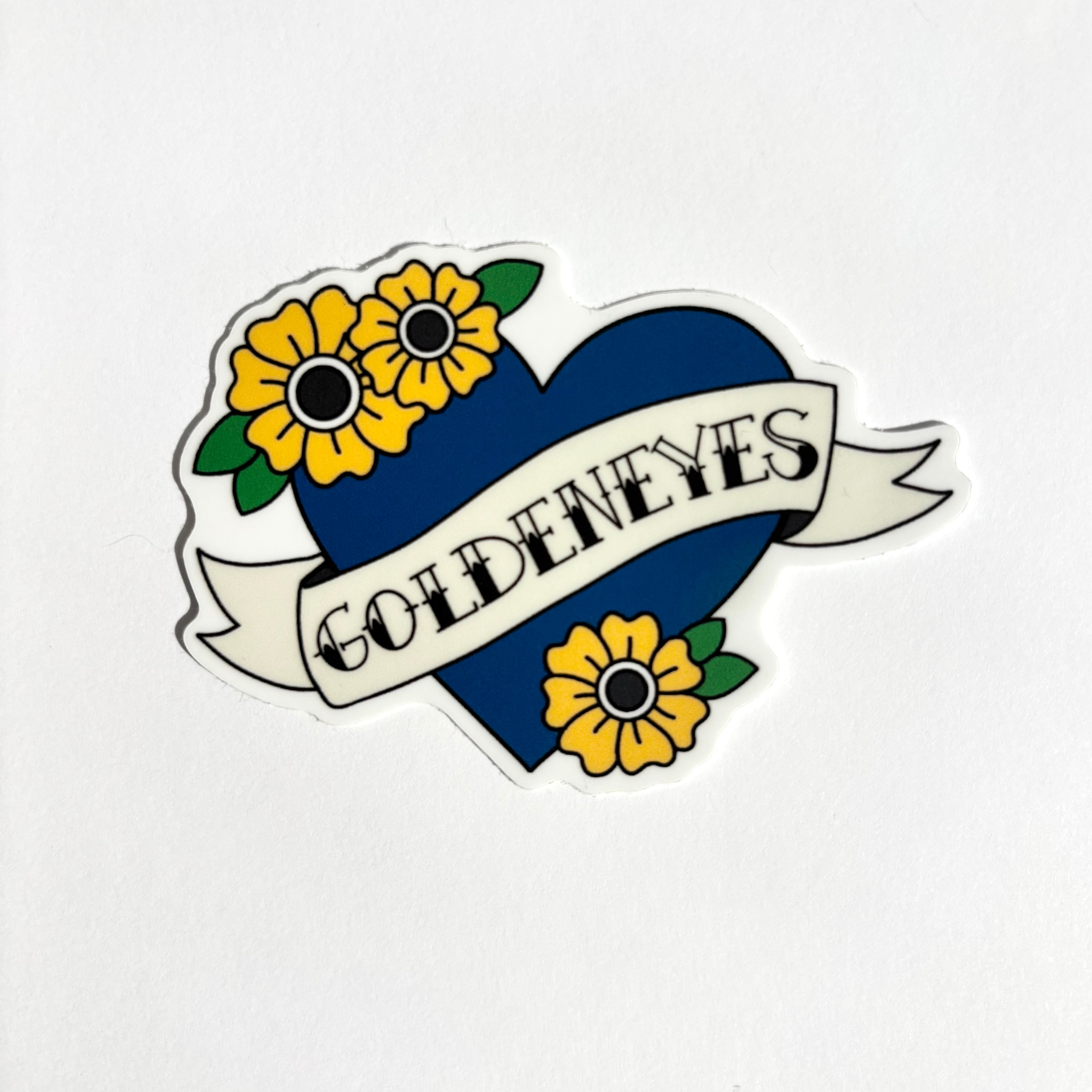 Goldeneyes Hockey Vinyl Sticker