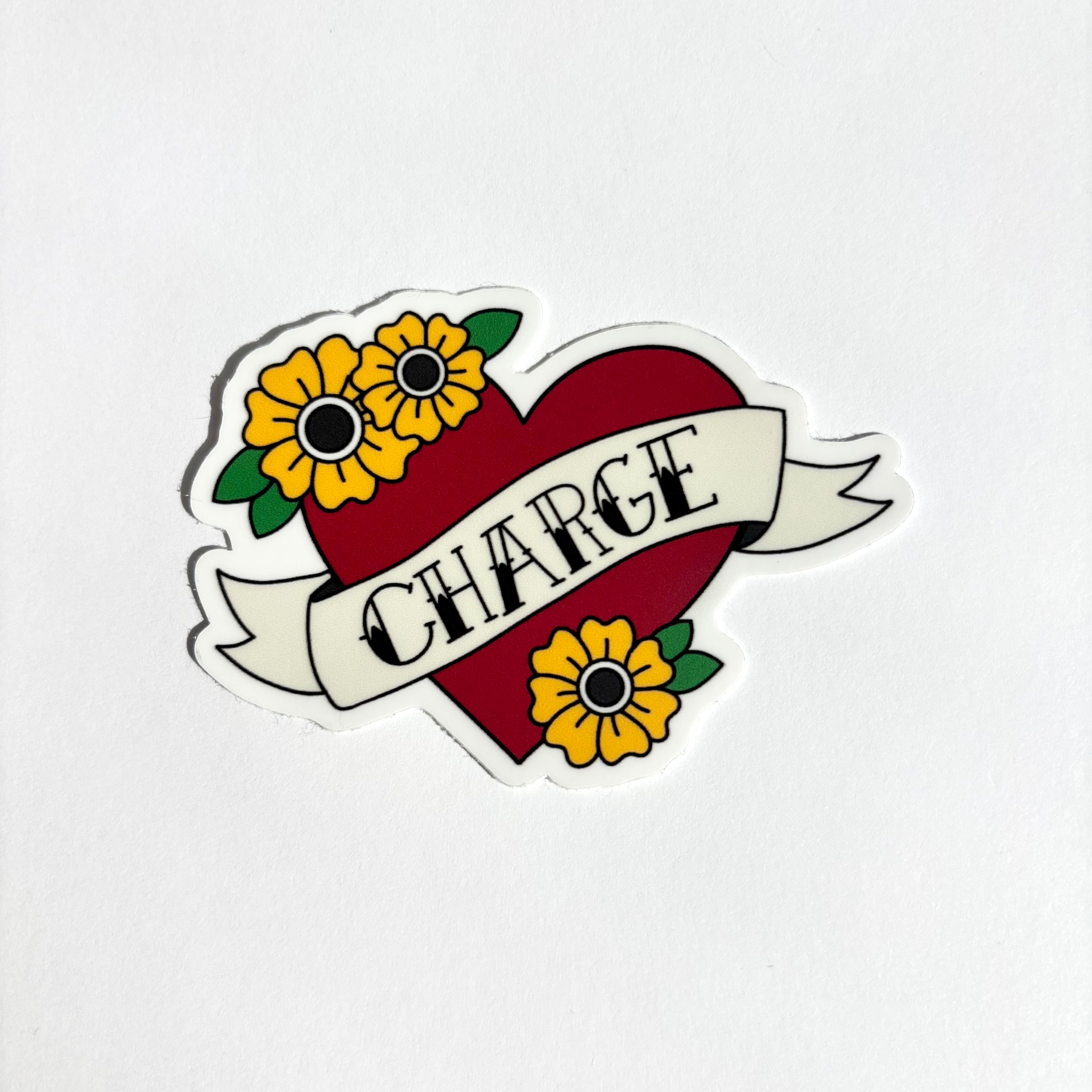 Charge Hockey Vinyl Sticker