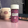 Red Rhinestoned Pill Bottle