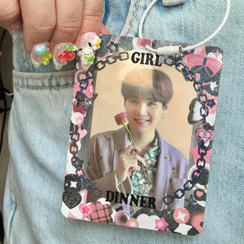 Girl Dinner Toploader Keychain