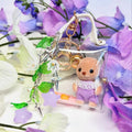 Sylvanian Baby Otter & Carrier Keychain
